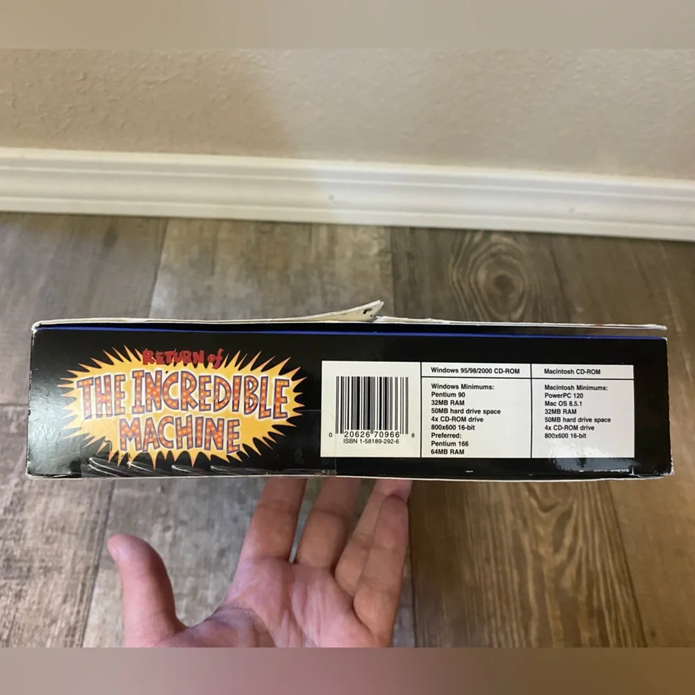 Return of the Incredible Machine: Contraptions Game Windows/Mac/PC NEW - SEALED
